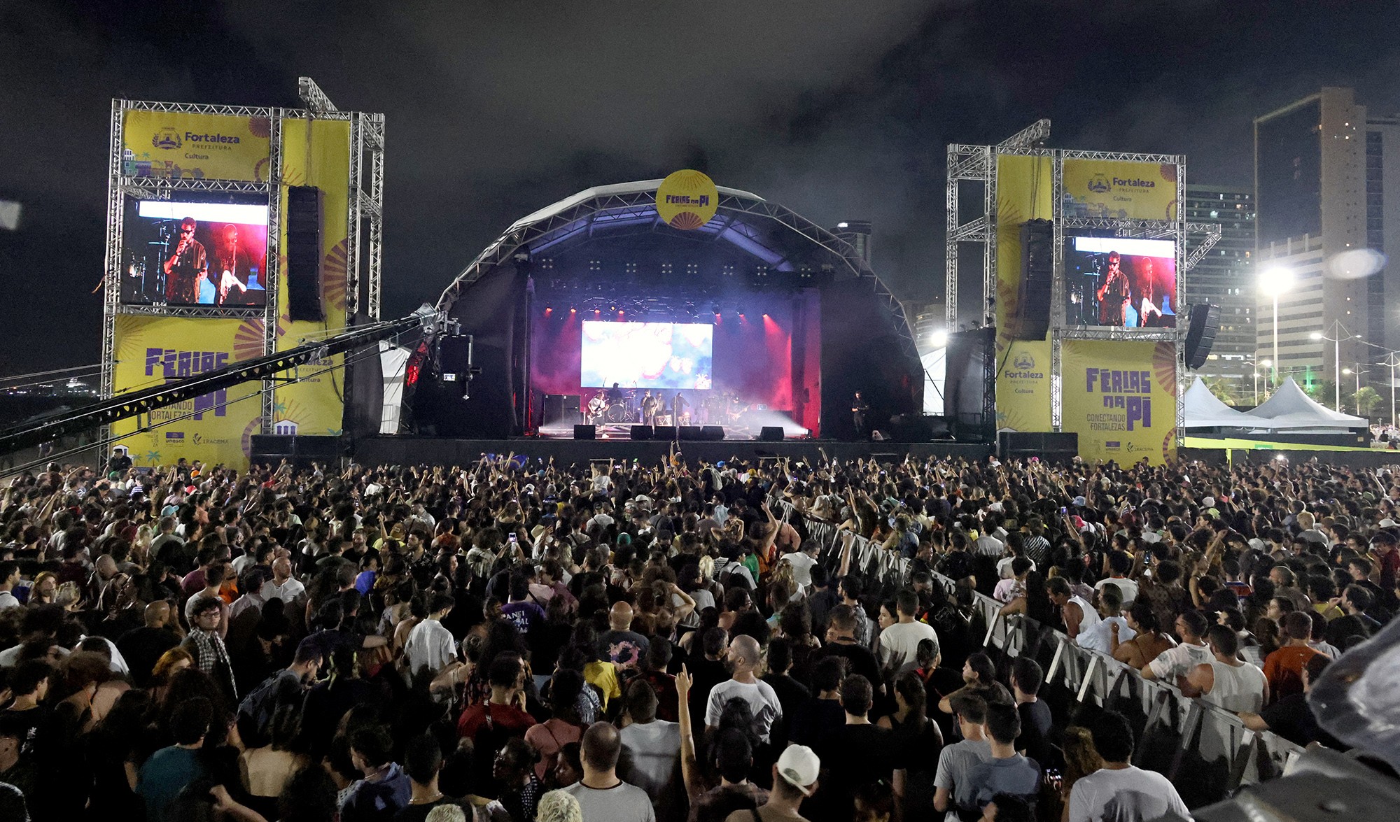 palco do férias na PI